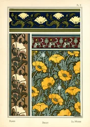Vallmo (färg litho)