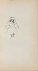 Italiensk skissbok: Stående flicka (sidan 257)