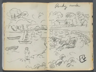 Skissbok - The Granite Shore Hotel, Rockport, sidan 088  89: "Rocky Neck"