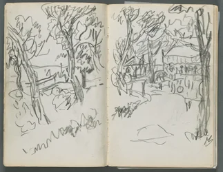 Skissbok, The Dells, nr 127, sidan 004 5: Landskap