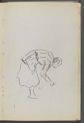 Skissbok, The Dells, nr 127, sidan 089: Böjande figur