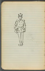 Skissbok, sidan 107: Sailor