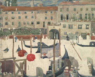 The Quai, Venedig (recto); Venetia Marina (verso)