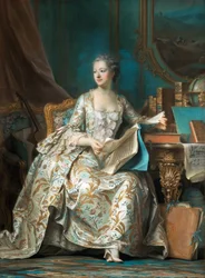 Porträtt av markisinnan de Pompadour 1721-1764