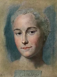 Marie Anne de Cupis de Camargo, från La Tour, pub.1920