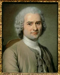 Jean Jacques Rousseau, filosof (pastell på papper)