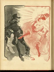 Illustration av Maurice Radiguet (1866-1941) i Le Rire