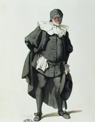 Dottor Balanzone 1653, av Maurice Sand (1823-1889)