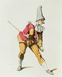Giangurgolo 1625, av Maurice Sand (1823-1889)