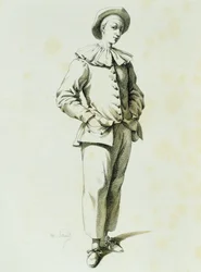 Pedrolino, av Maurice Sand (1823-1889)