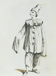 Pierrot, av Maurice Sand (1823-1889)