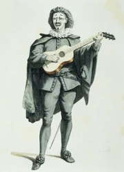 Scaramouche, av Maurice Sand (1823-1889)