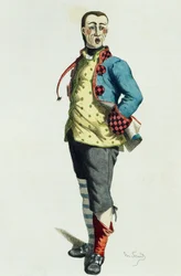 Stenterello 1858, av Maurice Sand (1823-1889)