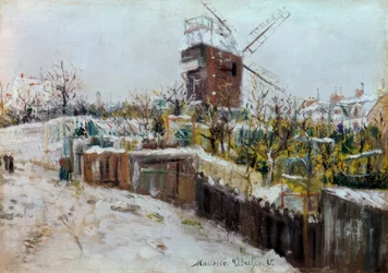 Moulin de la Galette i snön