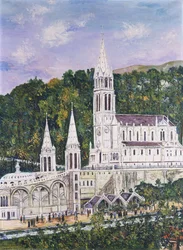 Notre Dame-katedralen i Lourdes; Basilique Notre-Dame-De-Lourdes