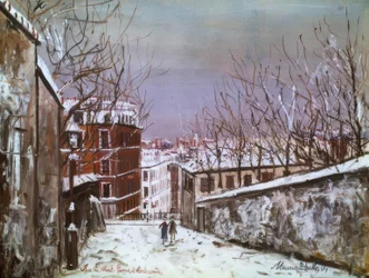 Rue du Mont-Cenis i Montmartre