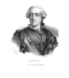 Ludvig XV, kung av Frankrike, c1820-talet.