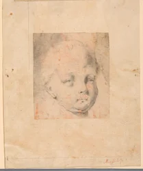 Teckning, studie: Huvud av en pojke, 1810-34