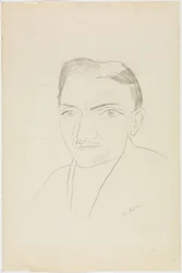Porträtt av Fritz Wichert