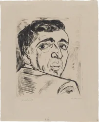 Porträtt av Israel Ber Neumann (1887-1961)