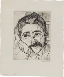 Porträtt av Walter Carl (1884-1956)
