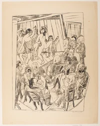 Striptease, tallrik 4 från serien "Trip to Berlin 1922"