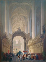 Interiören av Munich Frauenkirche