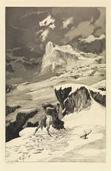 Kämpande kentaurer (Intermezzi, opus IV, blad 5)