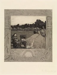Barn (Om döden, första delen, opus XI, blad 5)