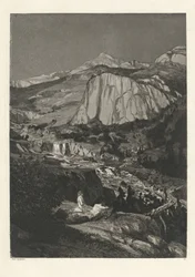 Månbelyst natt Mondnacht: pl. 4, publicerad 1881.