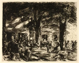 Beer Garden i Rosenheim