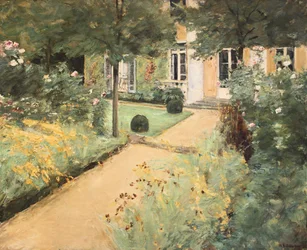 Berlin-Wannsee, Max Liebermann, köksträdgård vid villan