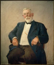 Porträtt av Friedrich Kuhnt