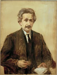 Porträtt av prof. Albert Einstein