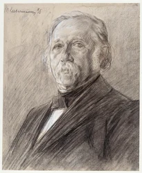 Porträtt av Theodor Fontane