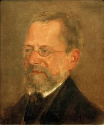 Porträtt av språkläraren Henry