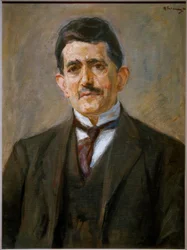 Porträtt av förlaget Bruno Cassirer