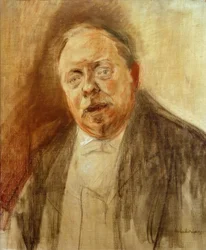 Porträttstudie av baron Alfred von Berger