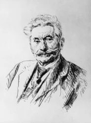 Carl Legien, etsning av Liebermann