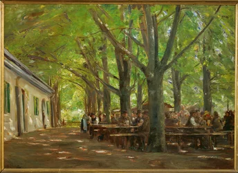 Lantställe vid Brannenburg (målning på duk)