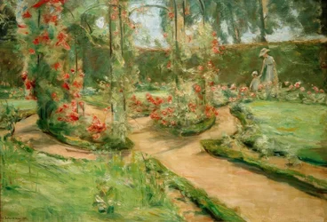 Rosenträdgården i Wannsee med dottern och barnbarnet