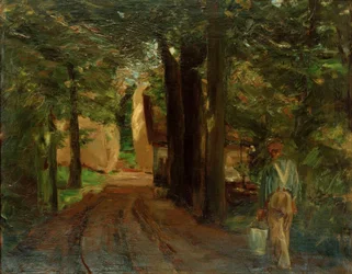 Entré till hembygdsgården - ingång till gård
