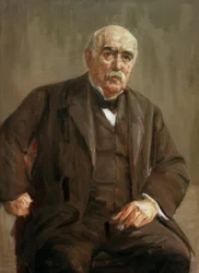 Eugen Gutmann, målning av Liebermann