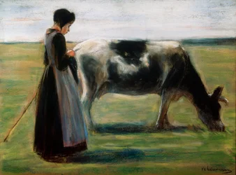 Flicka med ko, 1800-talet