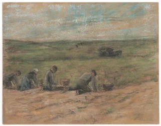Potatisgrävare nära Zandvoort, 1894