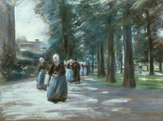 Går till kyrkan i Laren