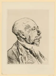 Porträtt av professor Adolph Goldschmidt