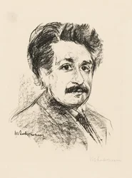Porträtt av Albert Einstein