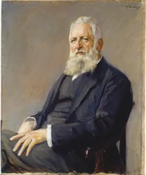 Porträtt av Franz Adickes, Frankfurts borgmästare