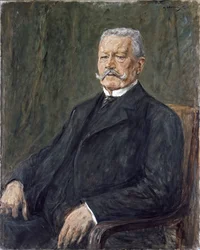 Porträtt av Paul von Hindenburg